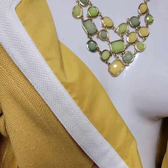 Yellow Short Jacket Blazer - Picture 8 of 9